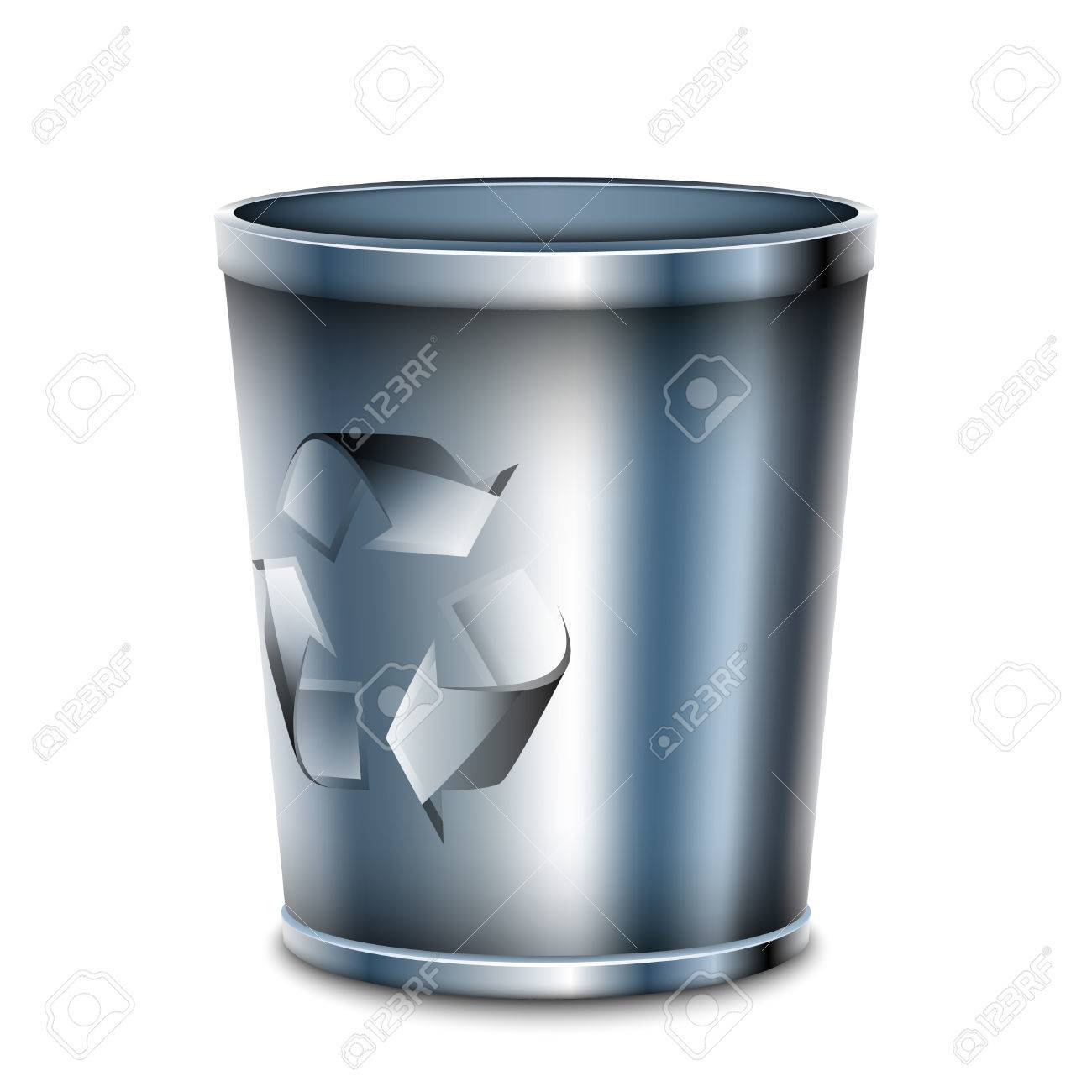 Recycle Bin Icon Vector Illustration Royalty Free Cliparts Vectors And Stock Illustration Image