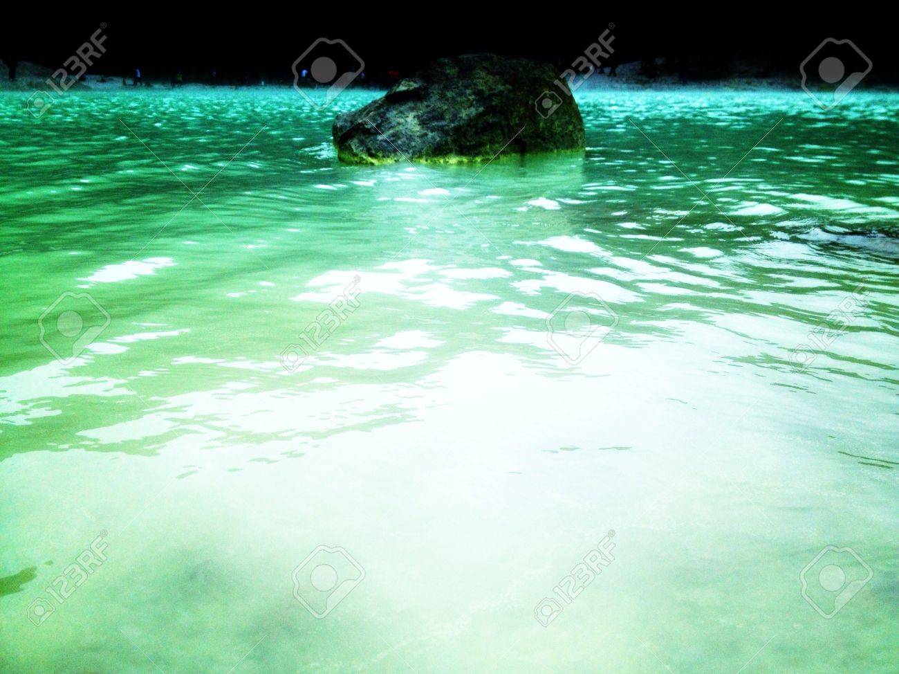 sulfur and water