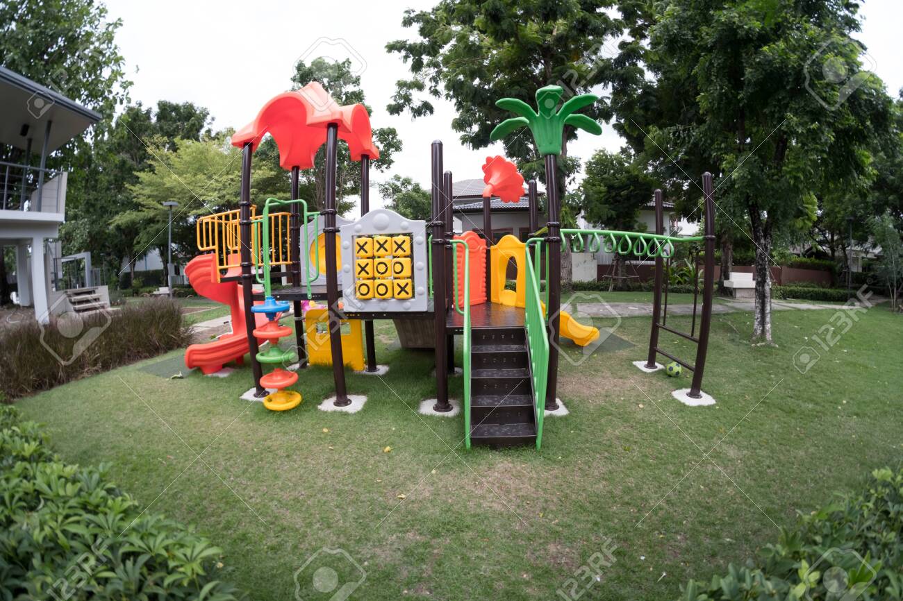 small outdoor play structure