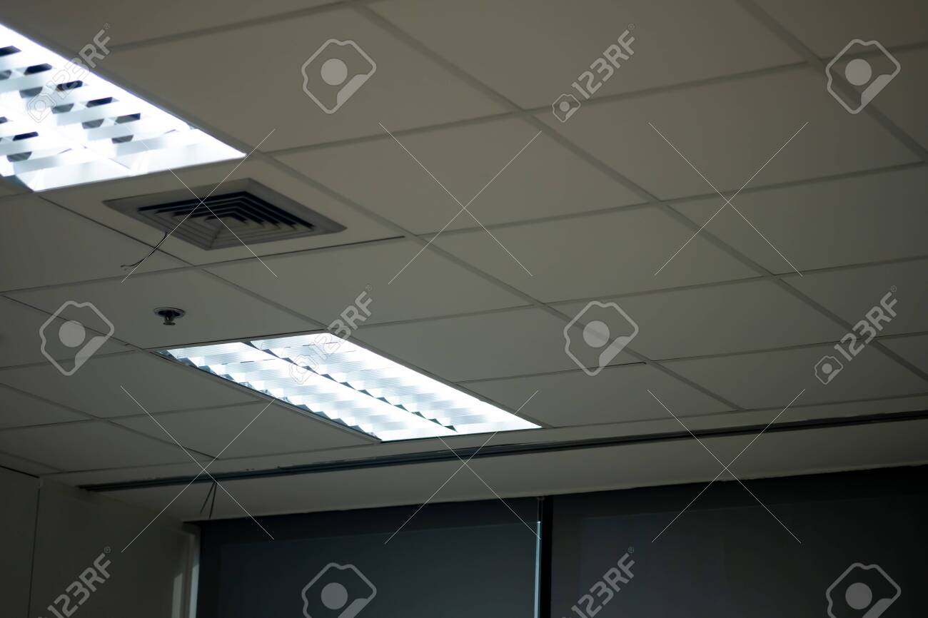 fluorescent office lights
