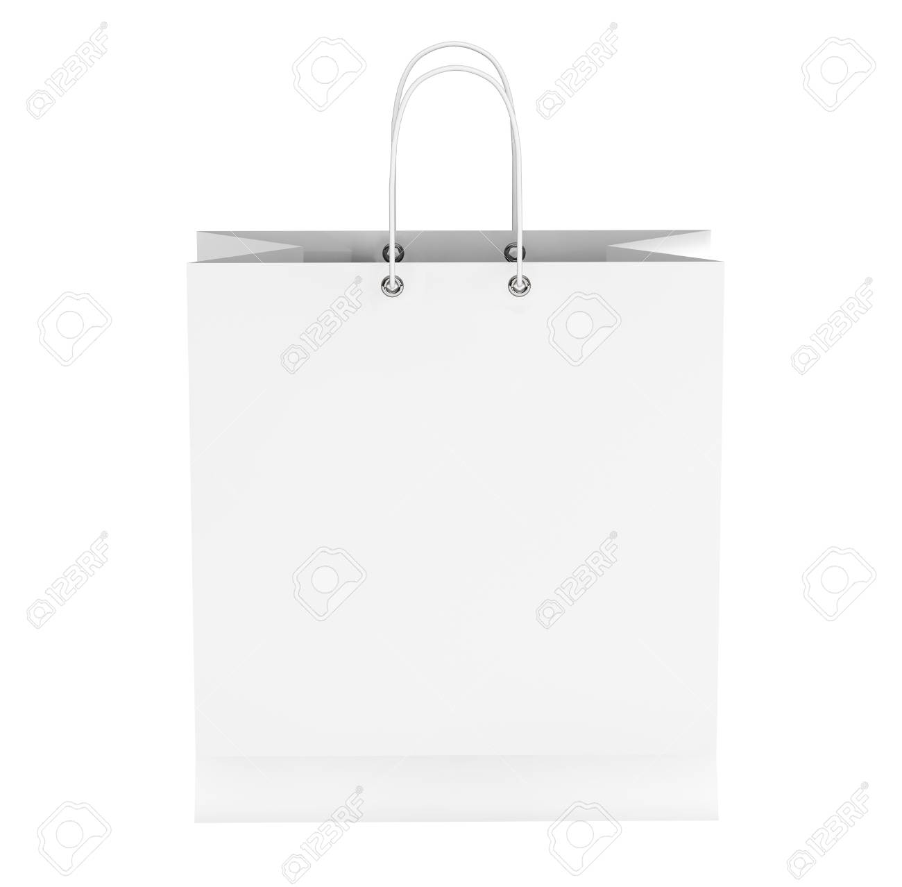 white shopping bag