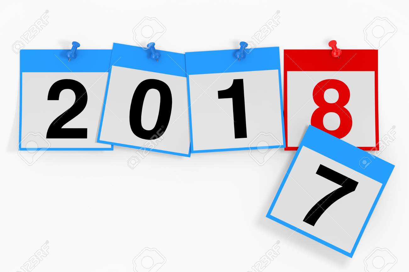 new 2018 year start concept calendar sheets with 2018 new year calendar sheets