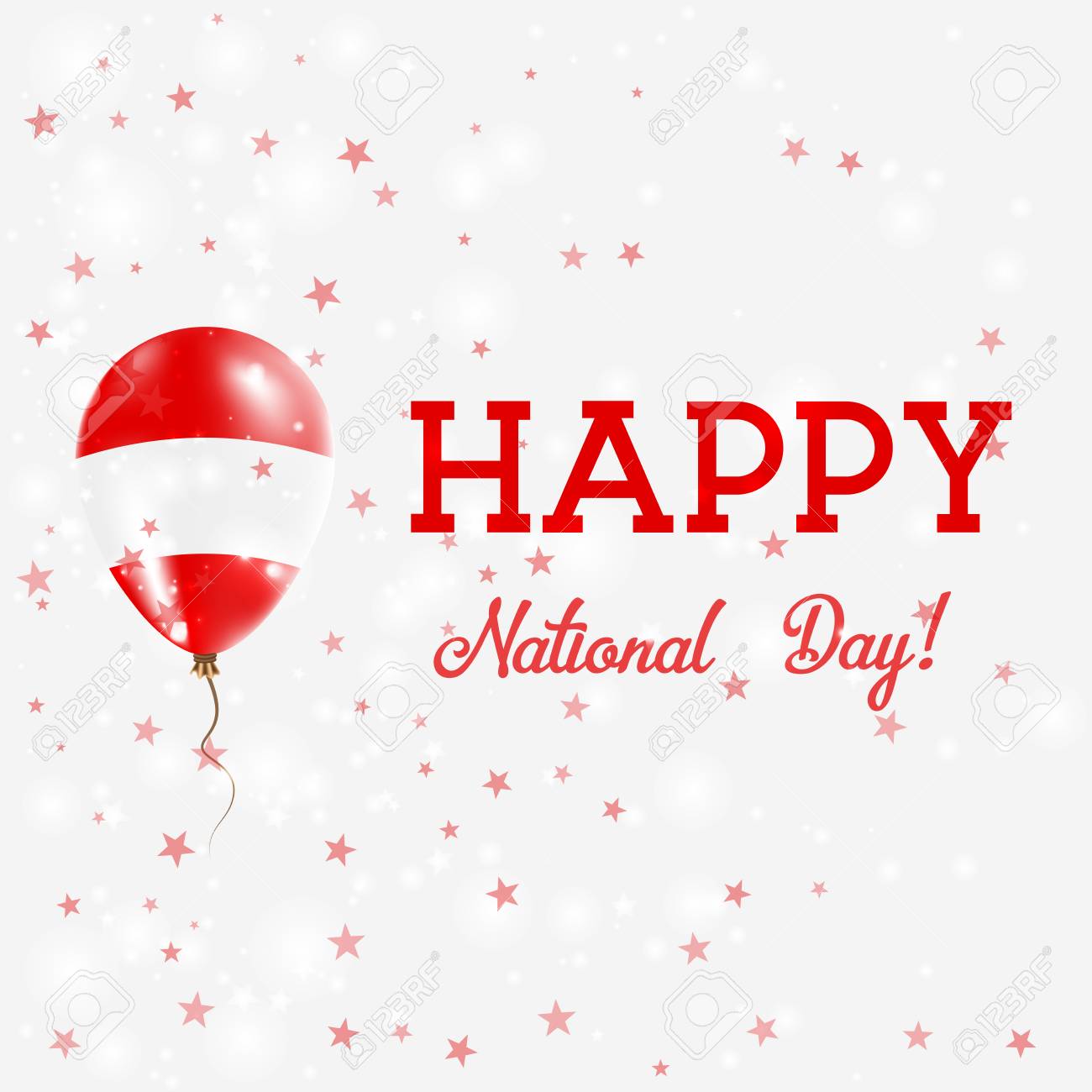 オーストリア ナショナルデー愛国的なポスター オーストリアの国旗の