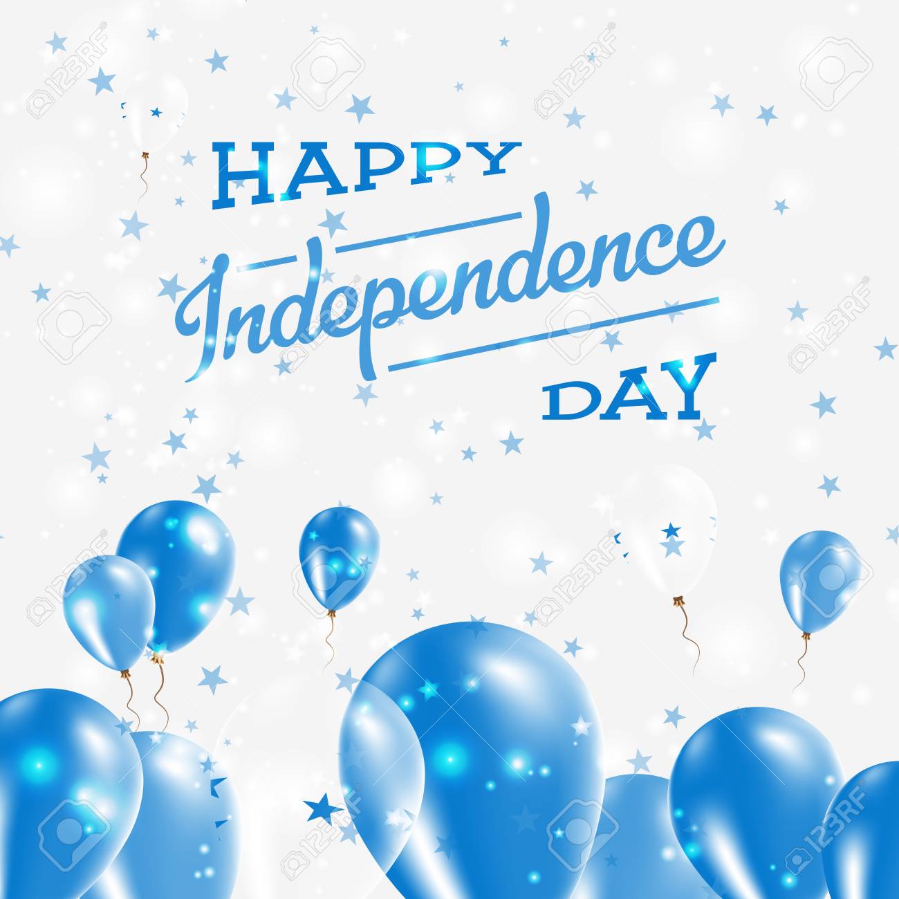 Diseno Patriotico Del Dia De La Independencia De Honduras Globos En Colores Nacionales Del Pais Feliz Dia De La Independencia Vector Greeting Card Ilustraciones Vectoriales Clip Art Vectorizado Libre De Derechos Image