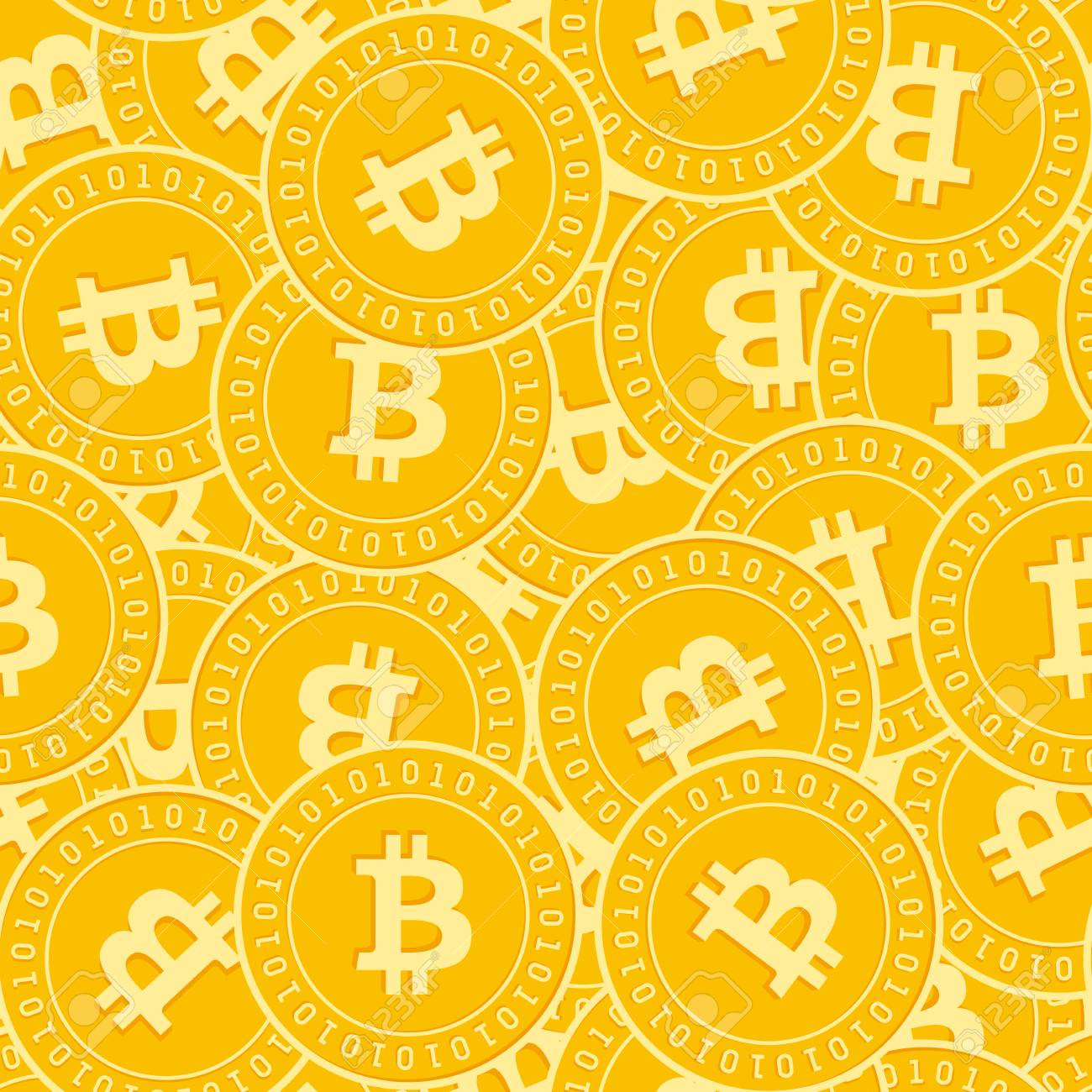 Bitcoin, Internet Currency Coins Seamless Pattern. Stunning Scattered BTC  Coins. Big Win Or Success Concept. Cryptocurrency, Digital Chaotic Flat  Money Pattern. Coin Tile Vector Illustration. Royalty Free SVG, Cliparts,  Vectors, and Stock