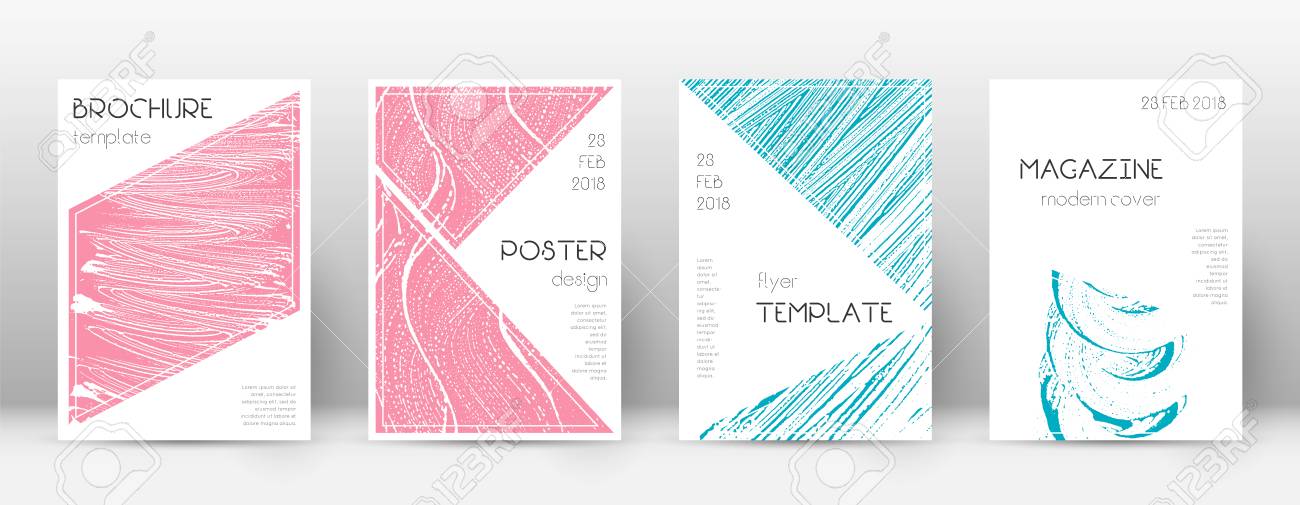 cover page design template triangle brochure layout classy cover page