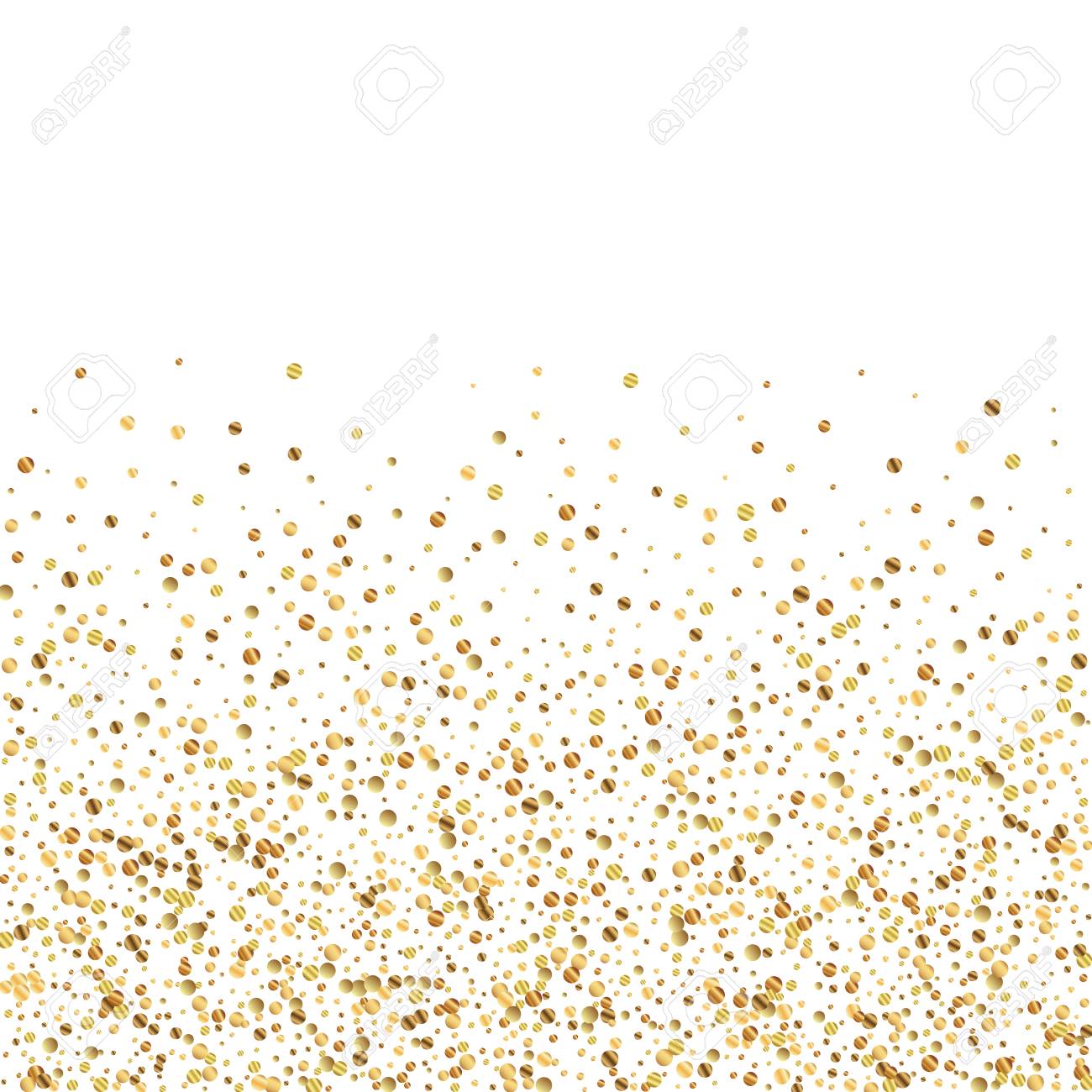 Gold Confetti Luxury Sparkling Confetti Scattered Small Gold Royalty Free Cliparts Vectors And Stock Illustration Image 119563117