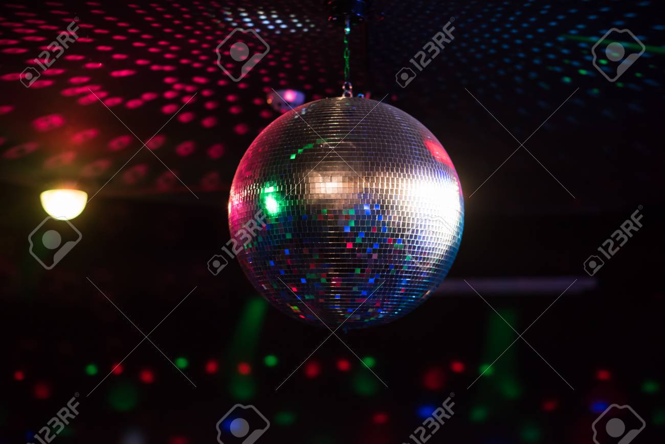 Disco Ball Light Reflection Background Stock Photo, Picture And Royalty  Free Image. Image 81619457.