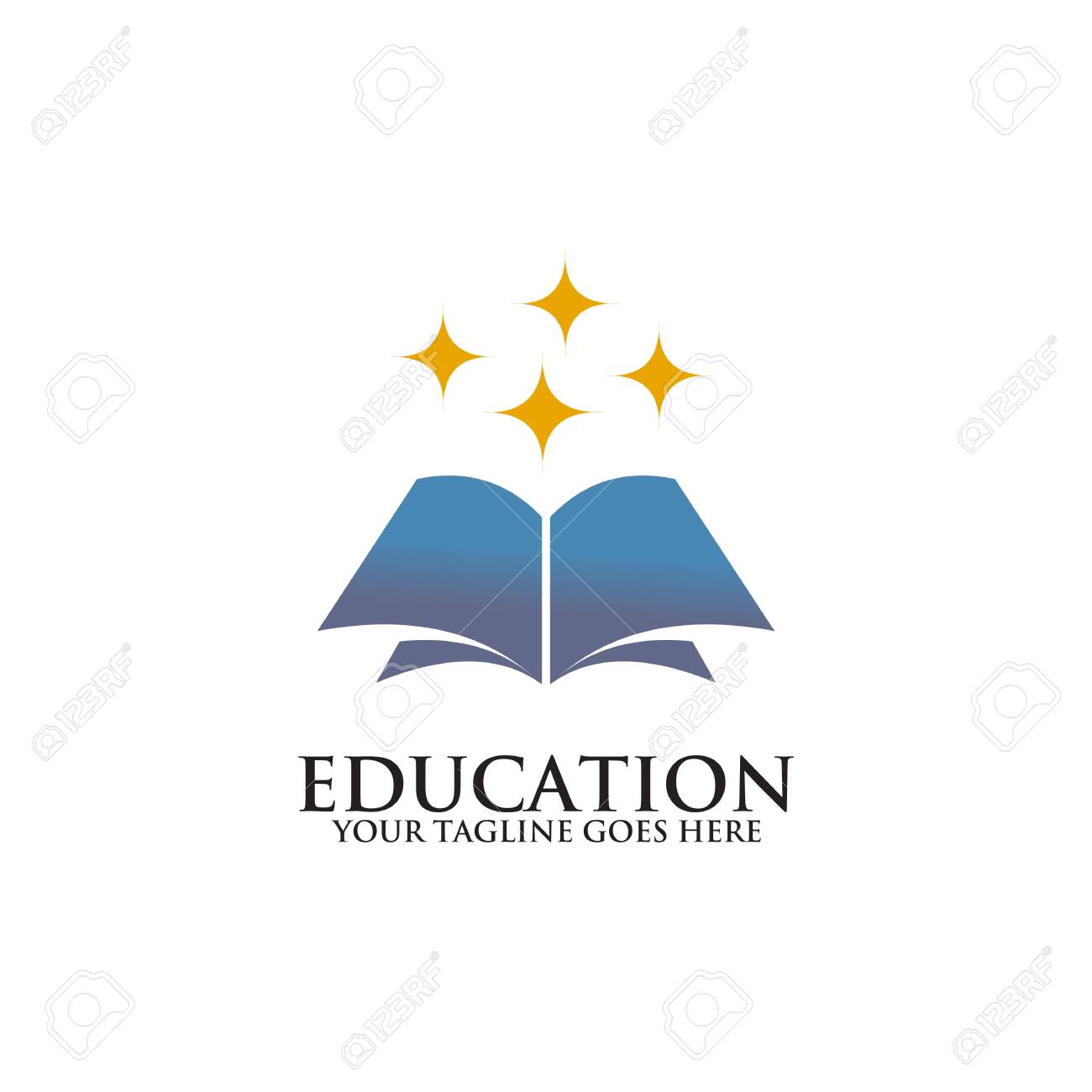 Education Logo Design Inspiration Vector Template Royalty Free Cliparts Vectors And Stock Illustration Image 125126989