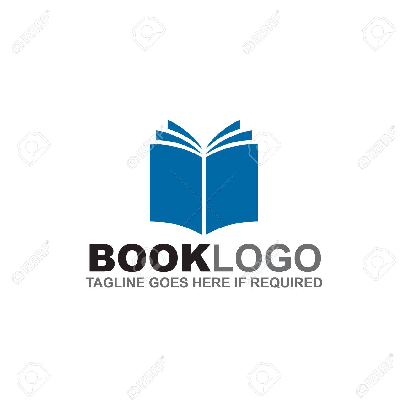 Book Logo Design Inspiration Vector Template Royalty Free Cliparts Vectors And Stock Illustration Image 126866588