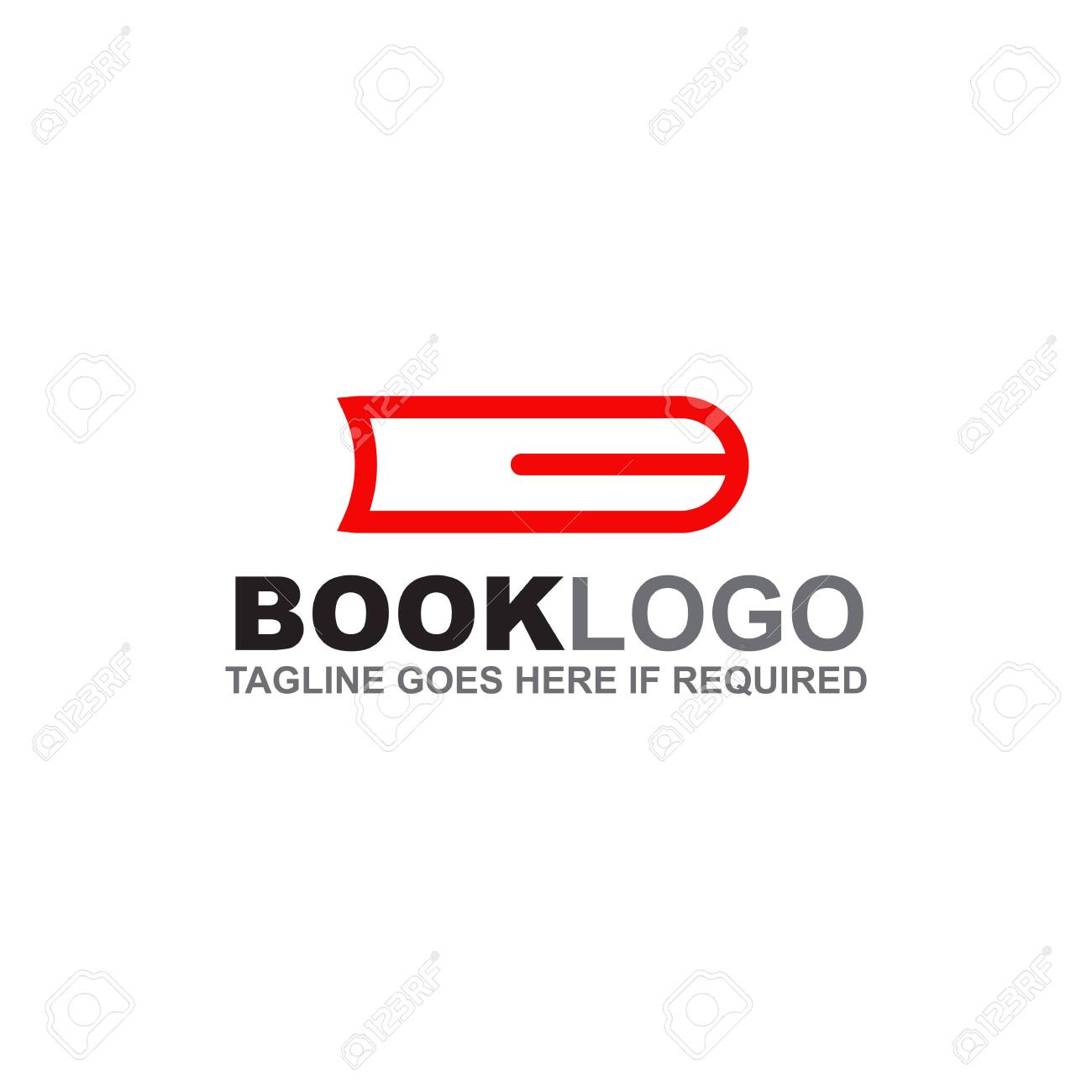 Book Logo Design Inspiration Vector Template Royalty Free Cliparts Vectors And Stock Illustration Image 126866618