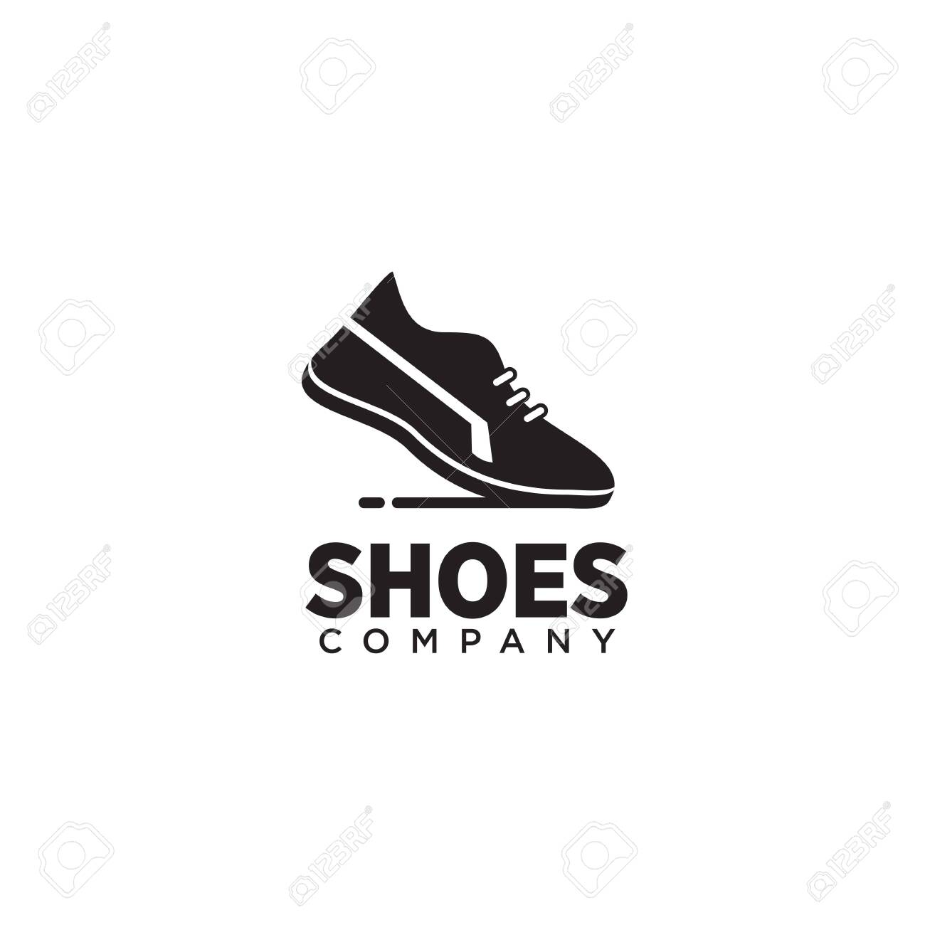 Man Shoes Logo Design Vector Icon Illustration Template Royalty