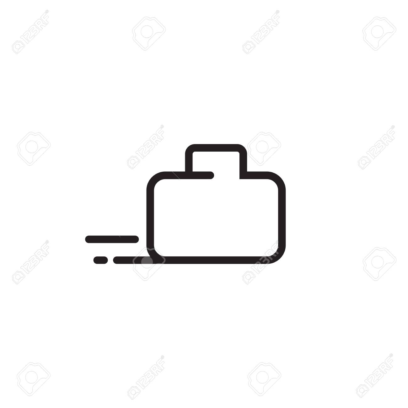 Briefcase vector icon. Business sign. Graph symbol for your web site  design, logo, app, UI. Vector illustration, EPS10 Stock Vector Image & Art  - Alamy