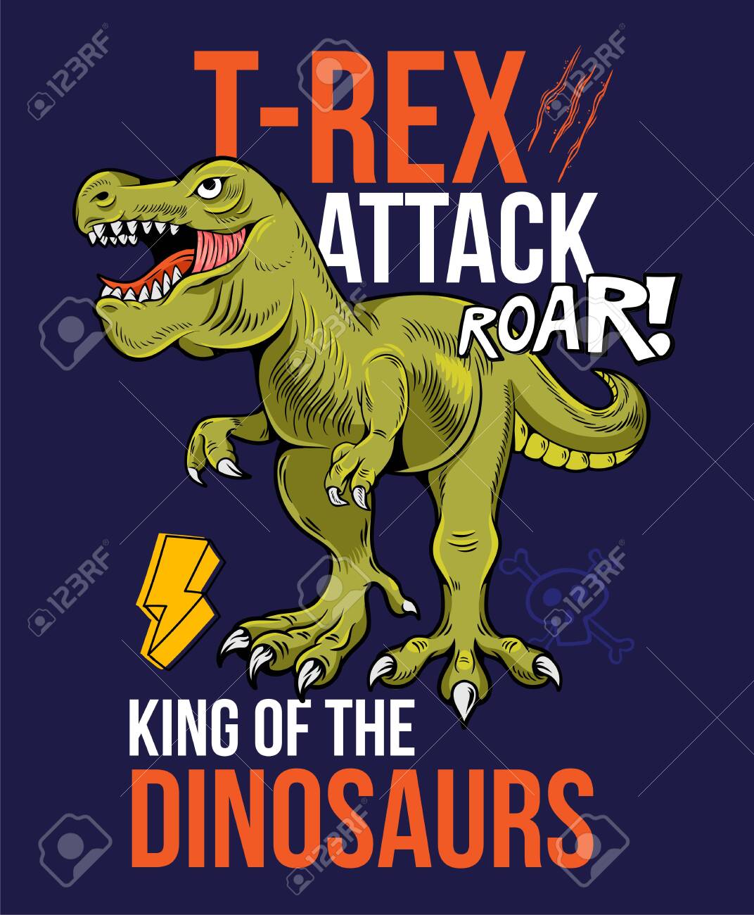 Poster T-Rex Express Tyrannosaurus Rex Babies Dinosaurs