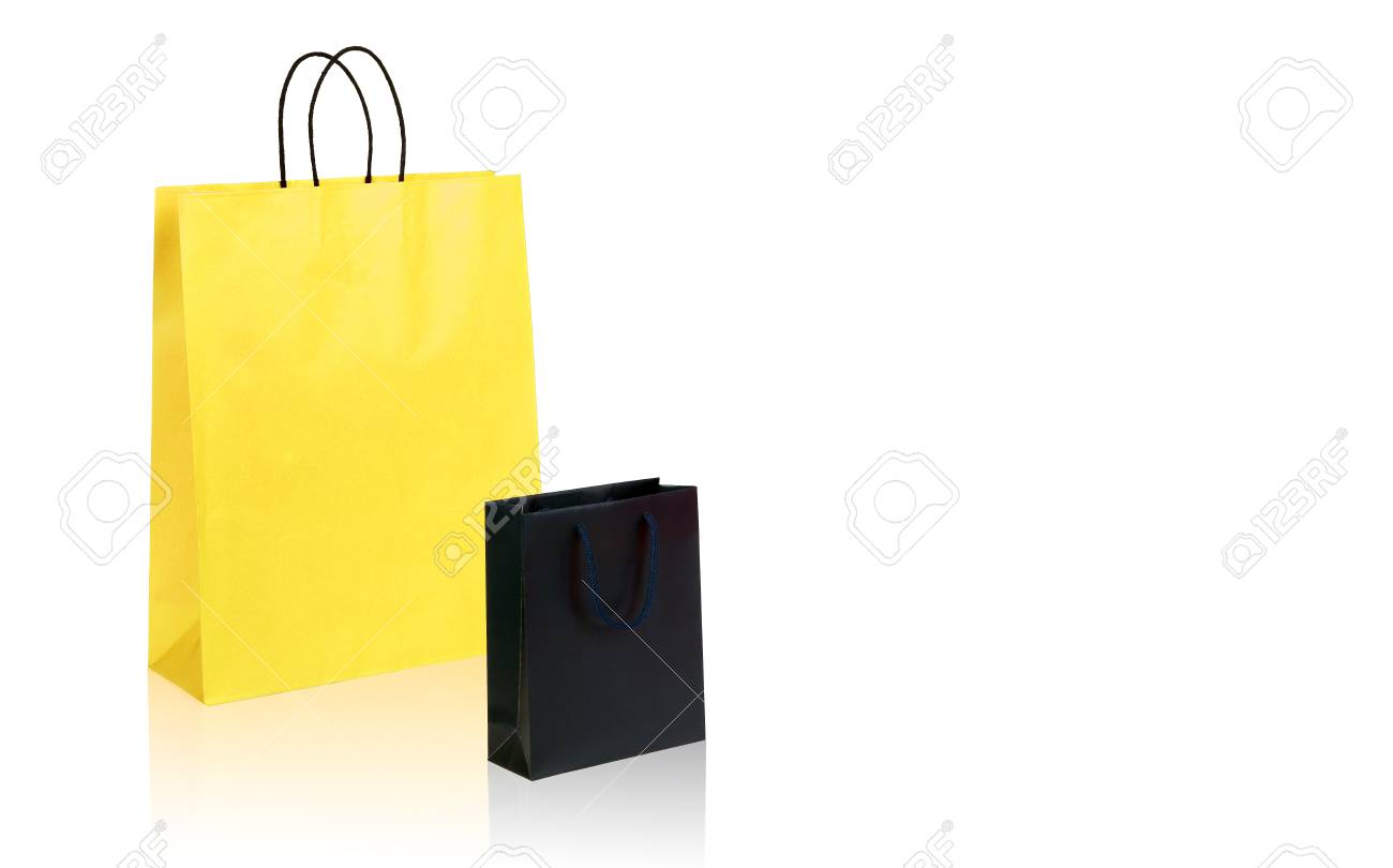 black and yellow bag