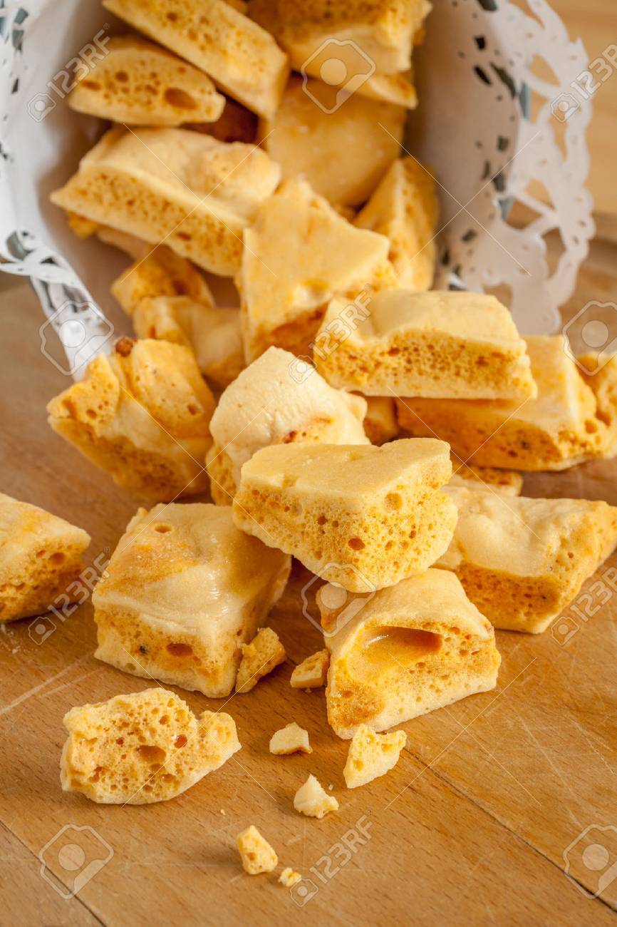 Honeycomb Or Cinder Toffee Stock Photo Picture And Royalty Free Image Image 40349737