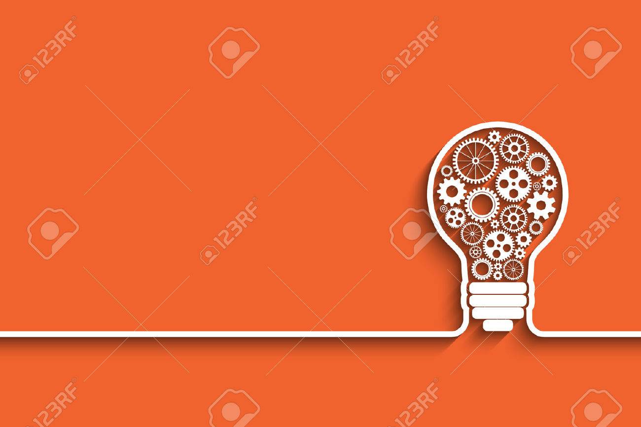 light bulb with gears and cogs working together. vector background for your design - 37851397 light bulb with gears and cogs working together. vector background for your design - 37851397