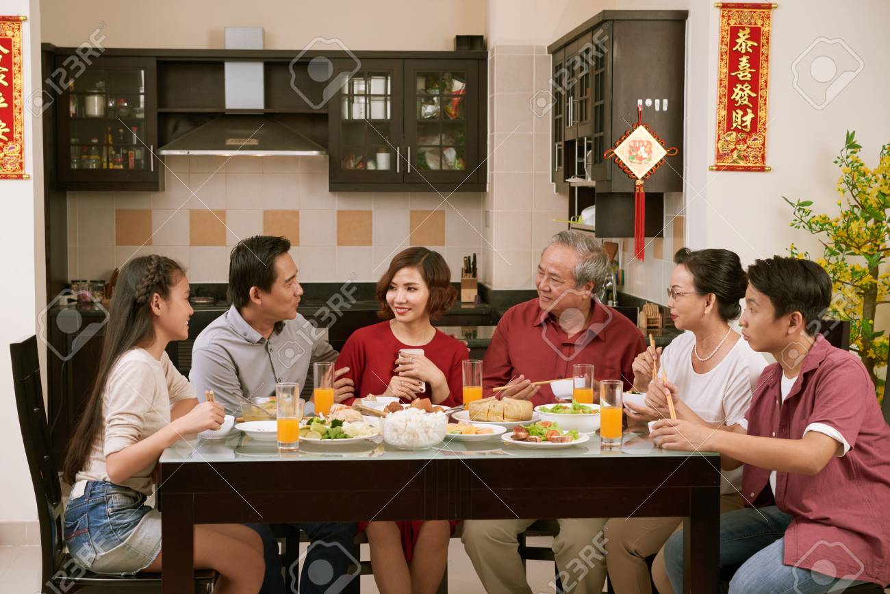 Big family celebrating Tet - 113460673 Big family celebrating Tet - 113460673