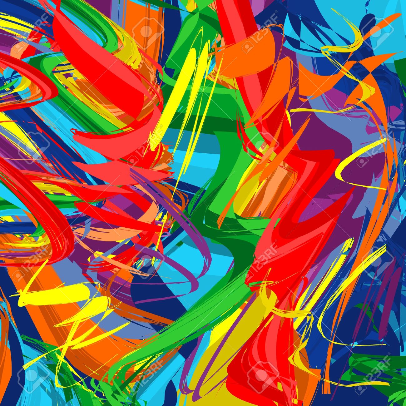 abstract rainbow colorful line