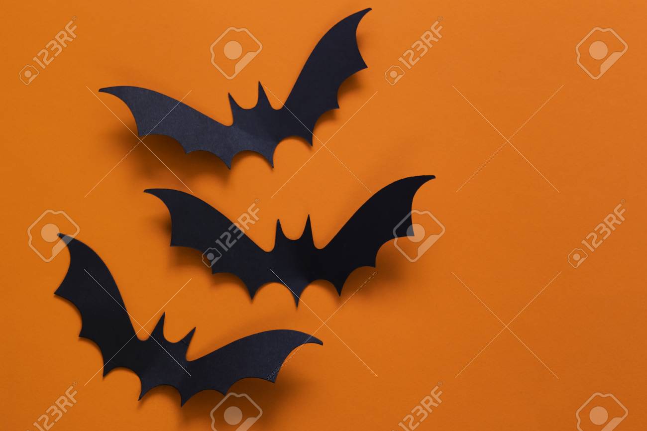 飾り 黒蜘蛛の巣やコウモリ の写真素材 画像素材 Image