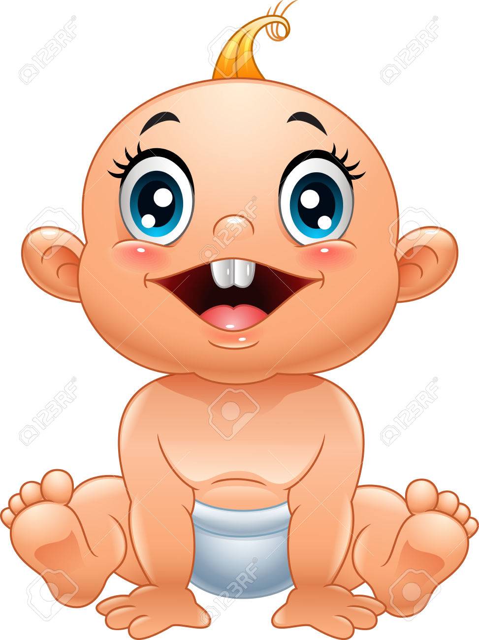Illustration De Bande Dessinee Bebe Mignon Clip Art Libres De Droits Vecteurs Et Illustration Image