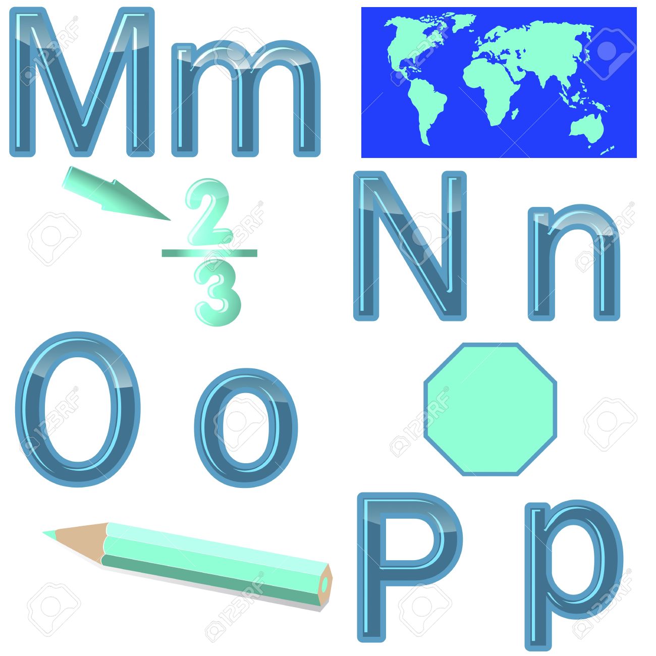 The English Alphabet With Funny Letters M N O P The English Alphabet With Funny Letters M N O P