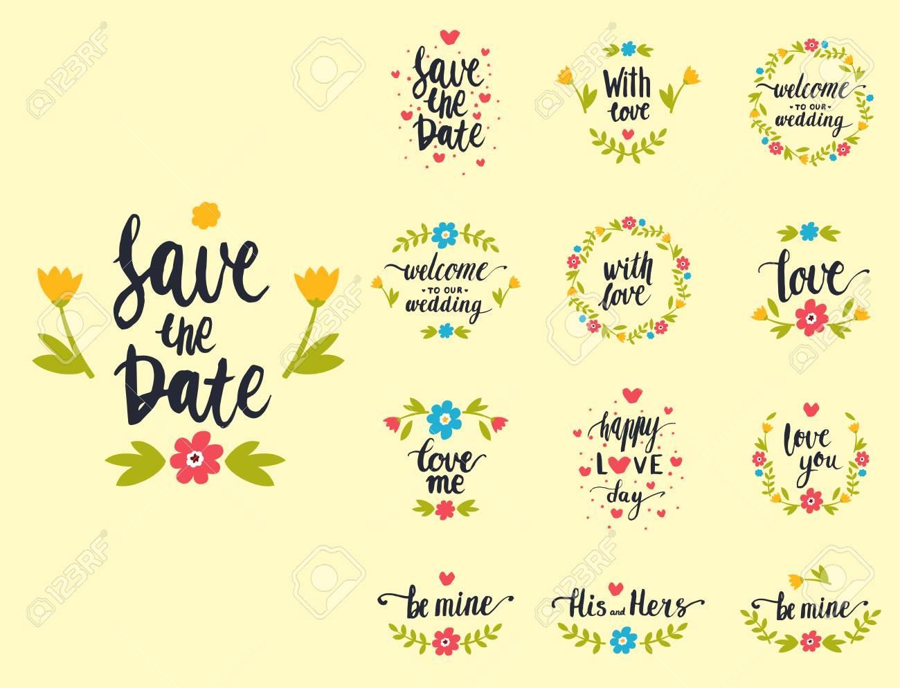 ベクトル手描きタイポグラフィー日付引用テキスト ロゴ バッジ デザイン結婚式 グリーティング カードや招待状の図を保存します のイラスト素材 ベクタ Image ベクトル手描きタイポグラフィー日付引用テキスト ロゴ バッジ デザイン結婚式 グリーティング カードや招待状の図を保存します のイラスト素材 ベクタ Image