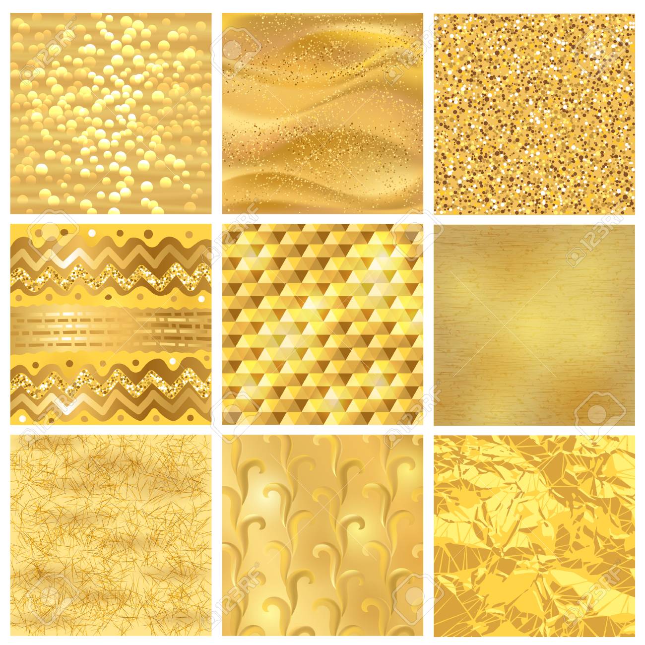 Fondo Dorado O Patrón De Vector De Textura De Oro Para El Fondo De Pantalla De Textura De Lujo Con El Conjunto Amarillo De Telón De Fondo De Texturas Goldleaf Ilustraciones Svg, Fondo Dorado O Patrón De Vector De Textura De Oro Para El Fondo De Pantalla De Textura De Lujo Con El Conjunto Amarillo De Telón De Fondo De Texturas Goldleaf Ilustraciones Svg,