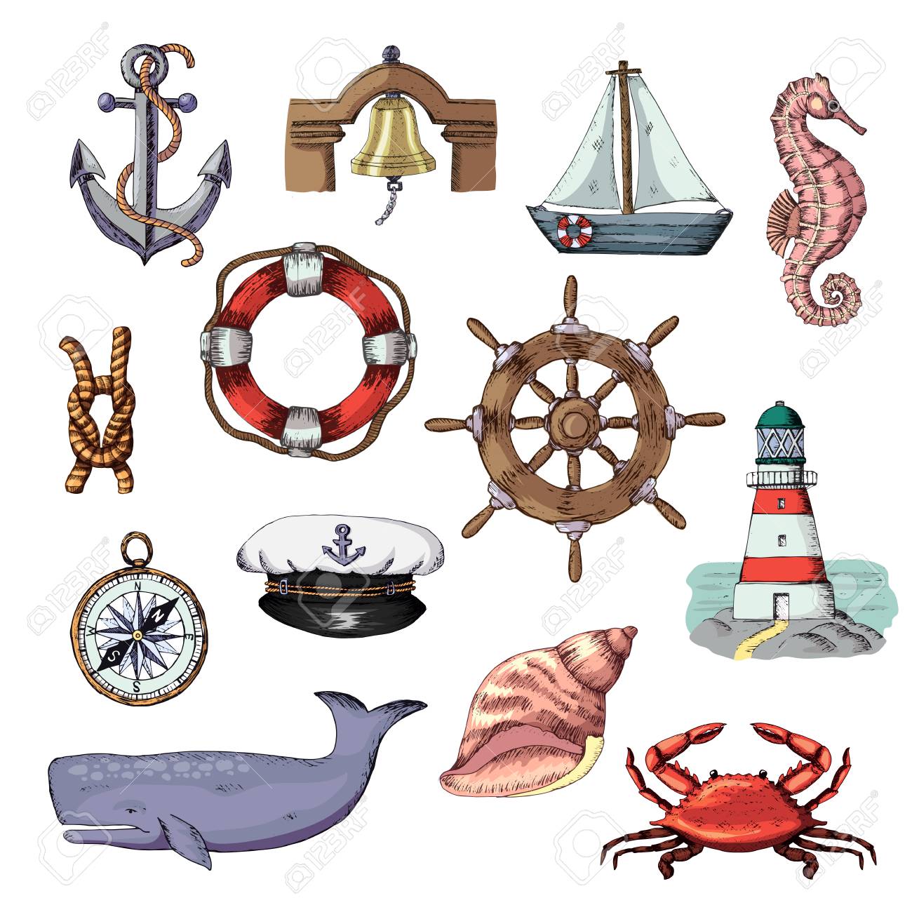 Предметы для моря. Морские предметы картинки для детей. Морские атрибуты клипарт. Клипарт морской детский. Морские предметы нарисовать.