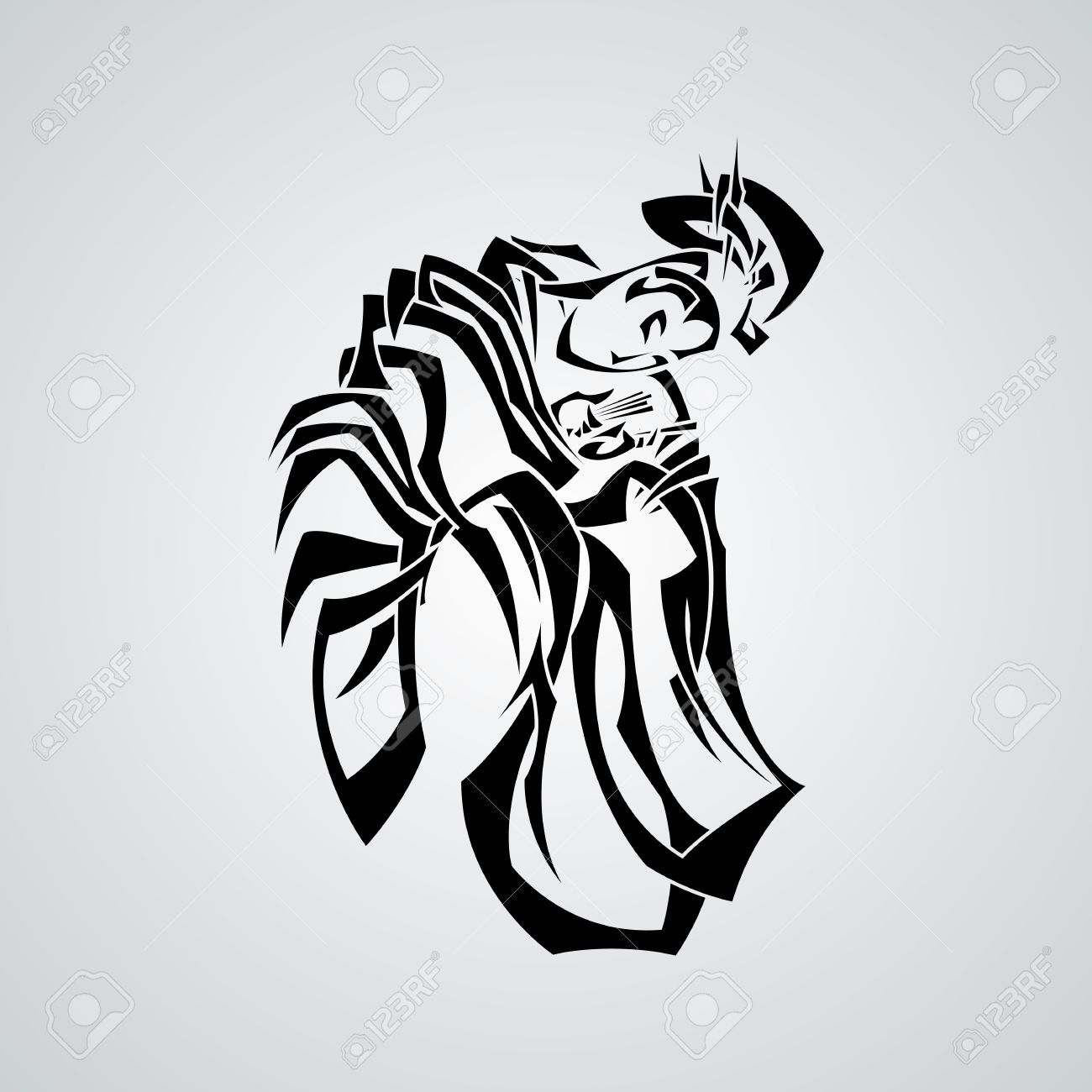 illustration with graceful japanese woman in a kimono with a illustration with graceful japanese woman in a kimono with a