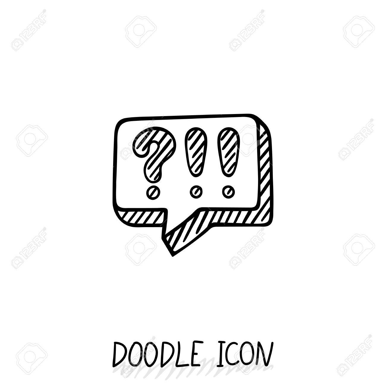 落書きチャット アイコン 漫画の吹き出し メッセージ 投稿 Sms クラウド のイラスト素材 ベクタ Image