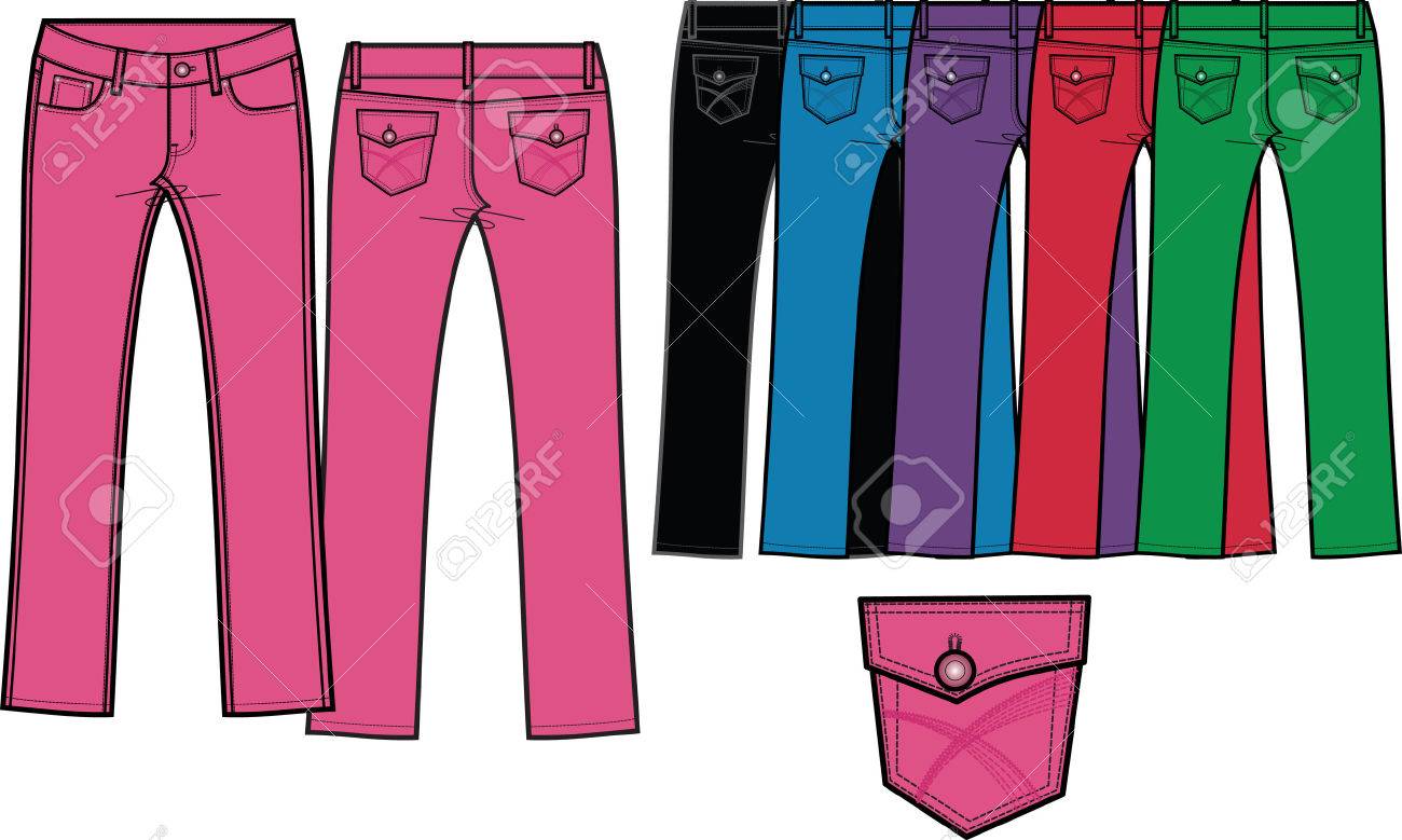 colour jeans for ladies