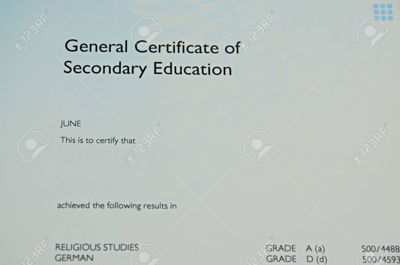 gcse o level gcse meaning
