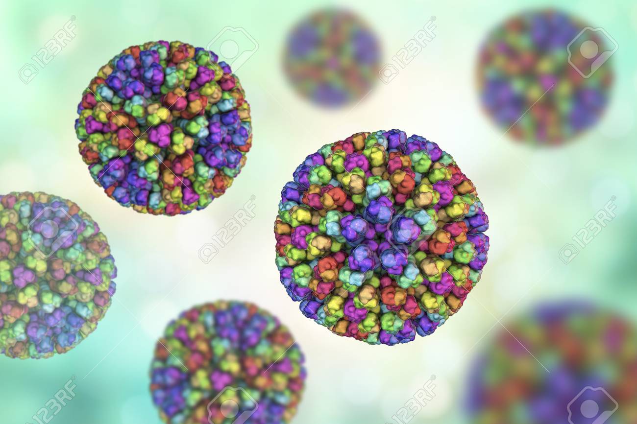 bluetongue virus btv 3d illustration a virus transmitted by bluetounge virus