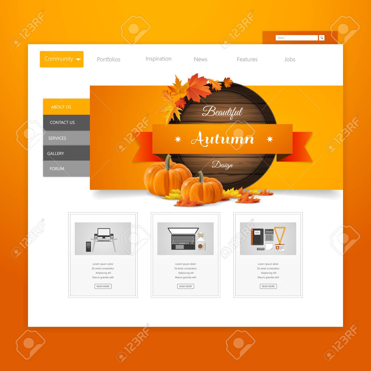 website template designs modern flat design vector illustration website template designs