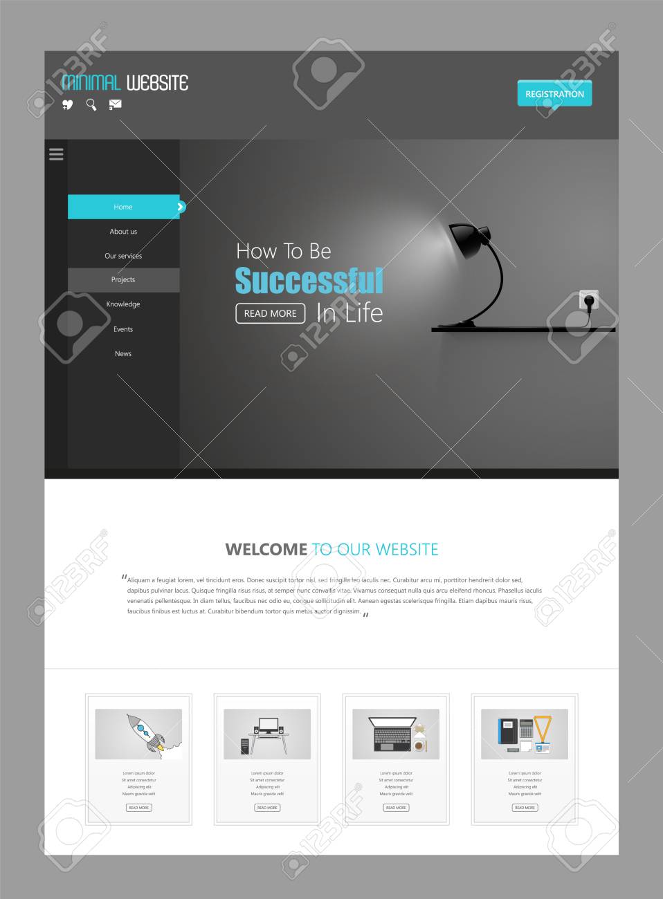 website template designs modern