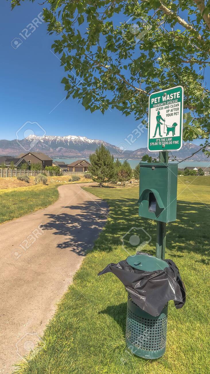 dog poop waste stations