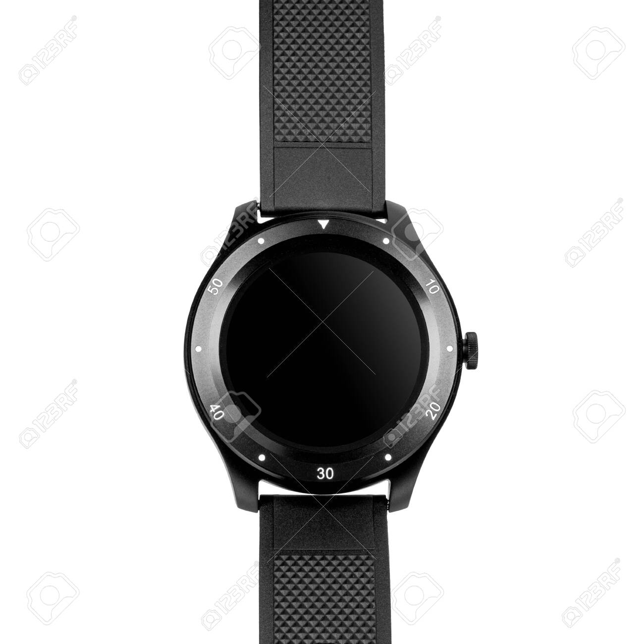 black round smartwatch