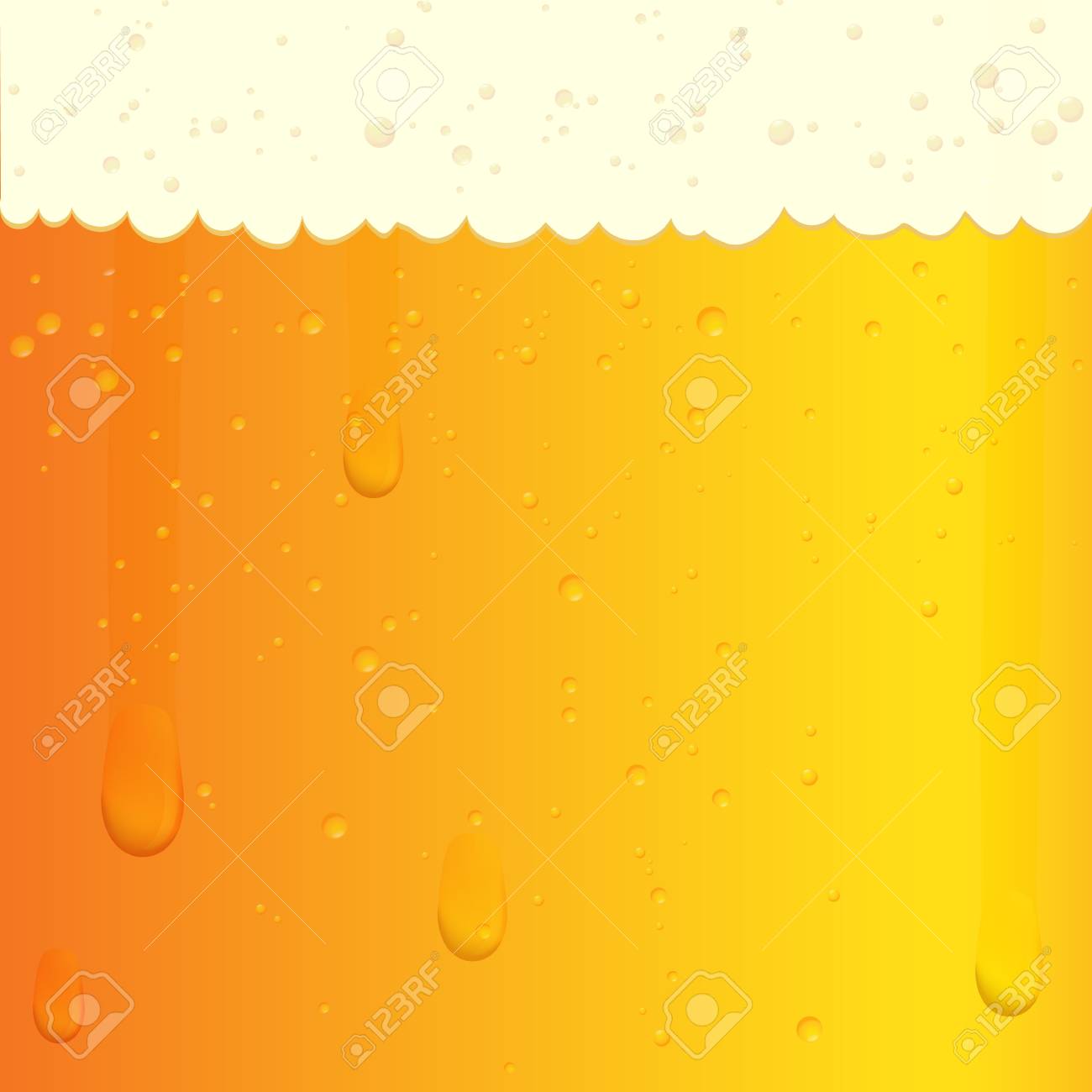 泡および泡とビールのテクスチャのイラスト 冷たいビールとグラス ベクトル のイラスト素材 ベクタ Image