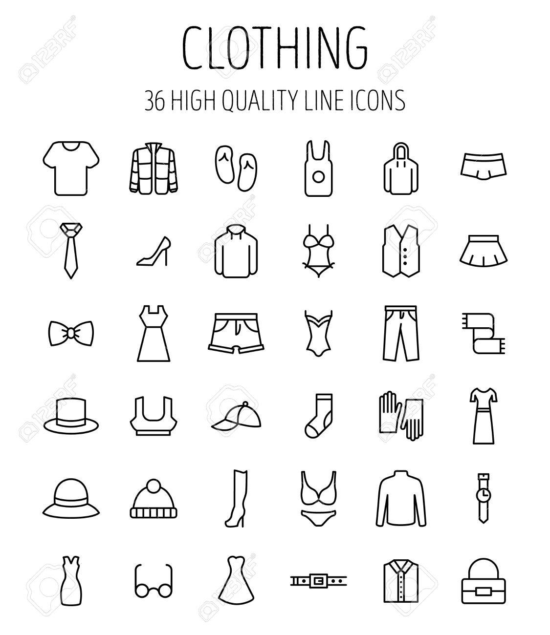 モダンな細い線スタイルの服アイコンのセットです 高品質黒シャツとドレスのアウトライン記号 Web サイトのデザインやモバイル アプリ 白地にシンプルな線形アクセサリー ピクトグラム のイラスト素材 ベクタ Image モダンな細い線スタイルの服アイコンのセットです 高品質黒シャツとドレスのアウトライン記号 Web サイトのデザインやモバイル アプリ 白地にシンプルな線形アクセサリー ピクトグラム のイラスト素材 ベクタ Image