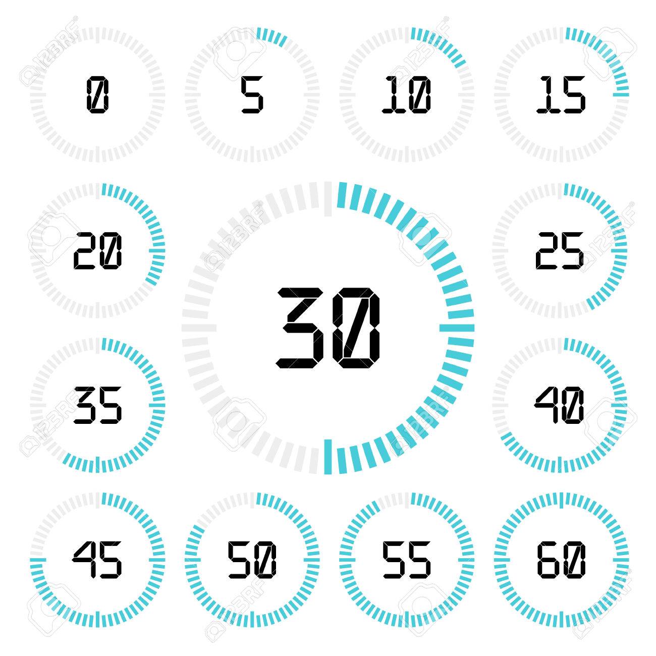set a timer for five minutes