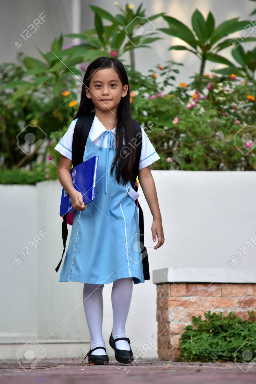 filipina school girls Standing Filipina Child Girl Student Wearing School Uniform Stock Photo,  Picture and Royalty Free Image. Image 135630825.