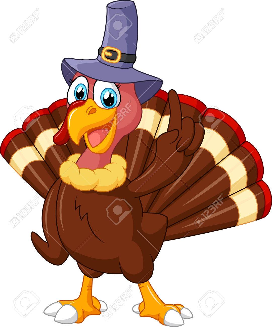 かわいいトルコ漫画の身に着けている帽子のイラスト素材 ベクタ Image