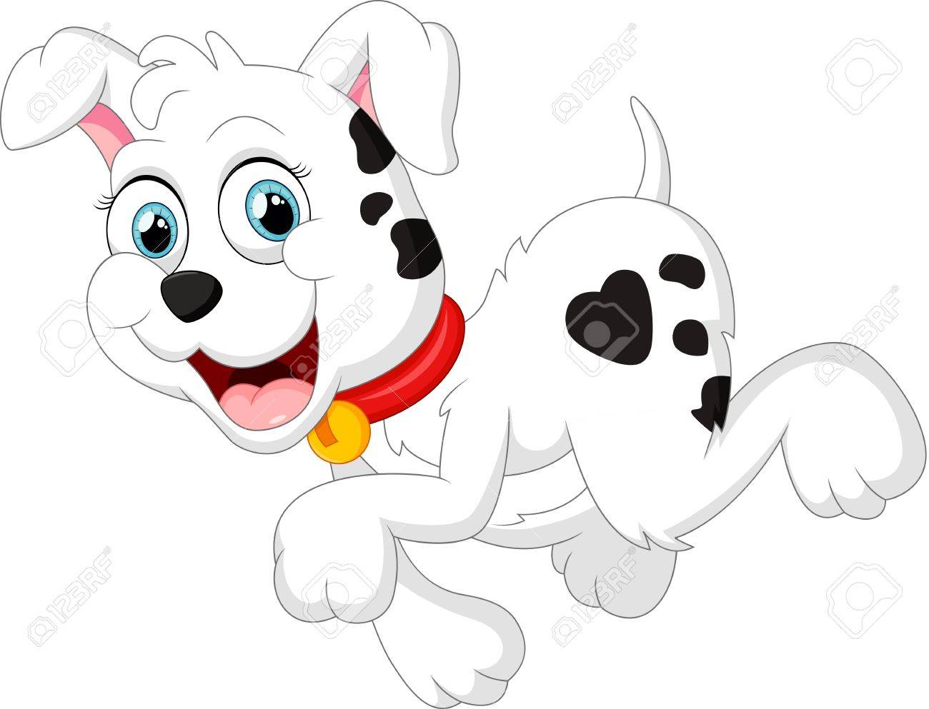 Dessin Animé Chien Mignon