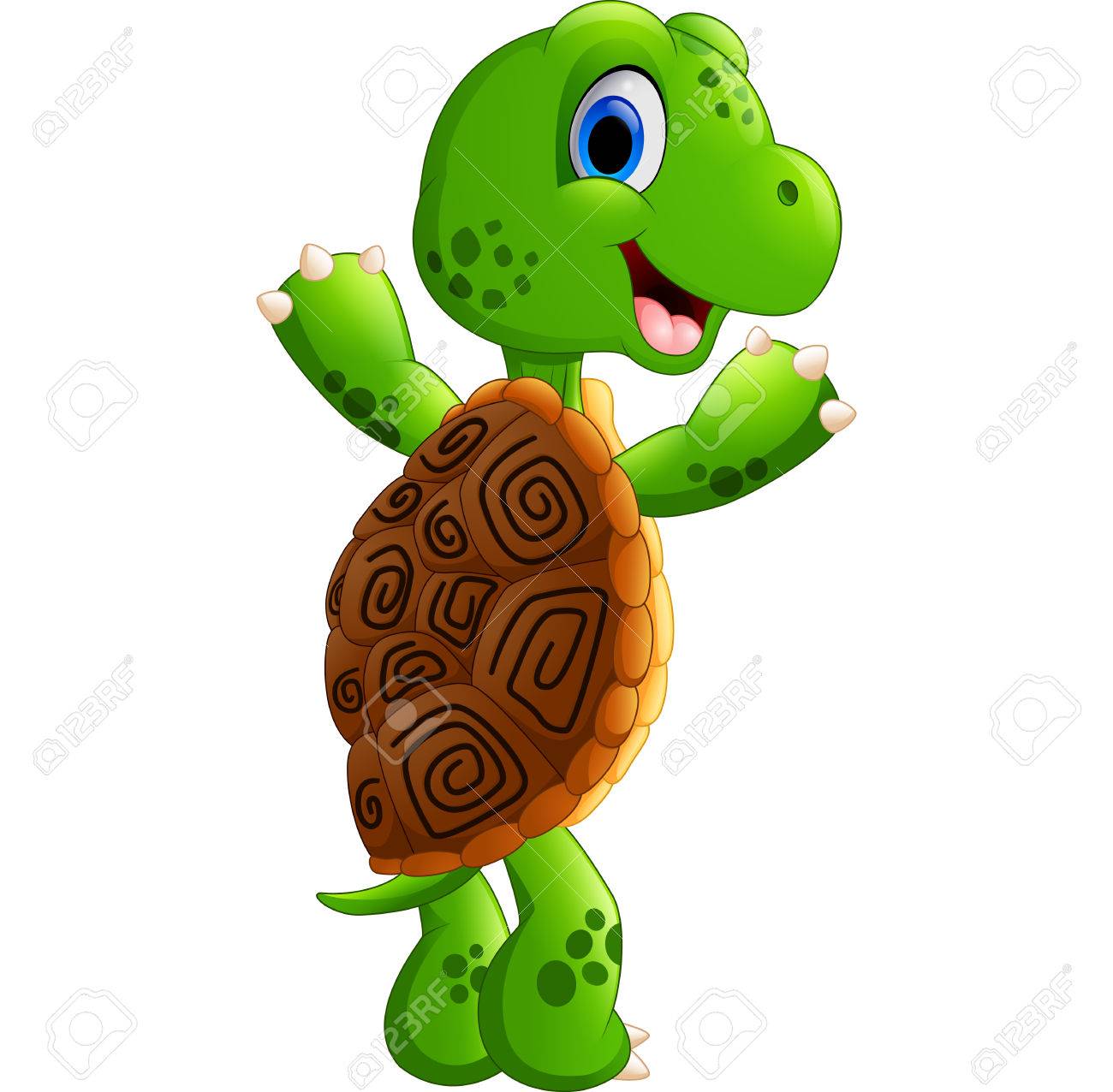 cute turtle cartoon posing stock photo picture and royalty free