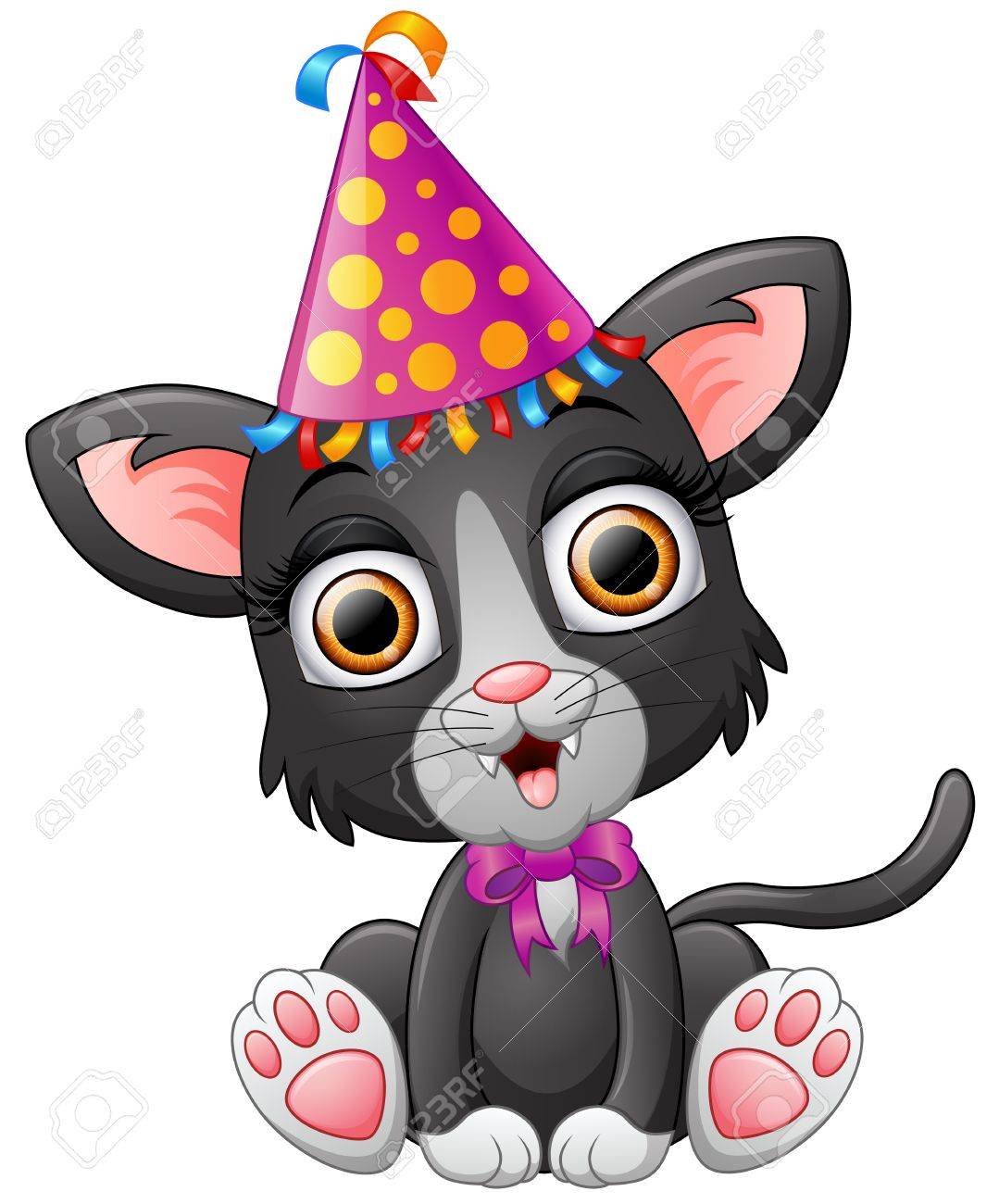 13 April Geburtstag Cartoon Katzen Kunstdruck Von Katetaylor