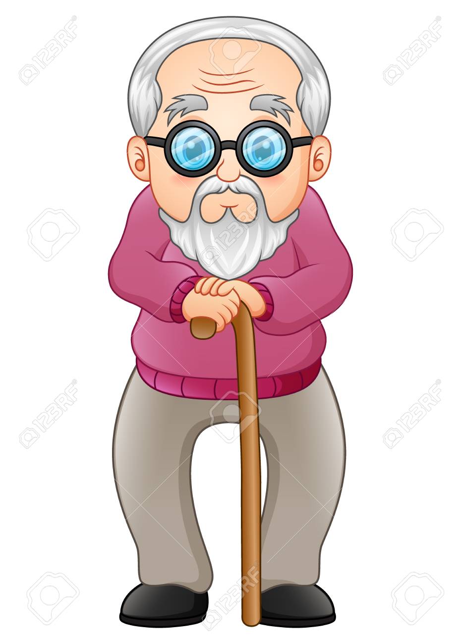 ウォーキング ステッキの老人のベクトル イラストのイラスト素材 ベクタ Image ウォーキング ステッキの老人のベクトル イラストのイラスト素材 ベクタ Image