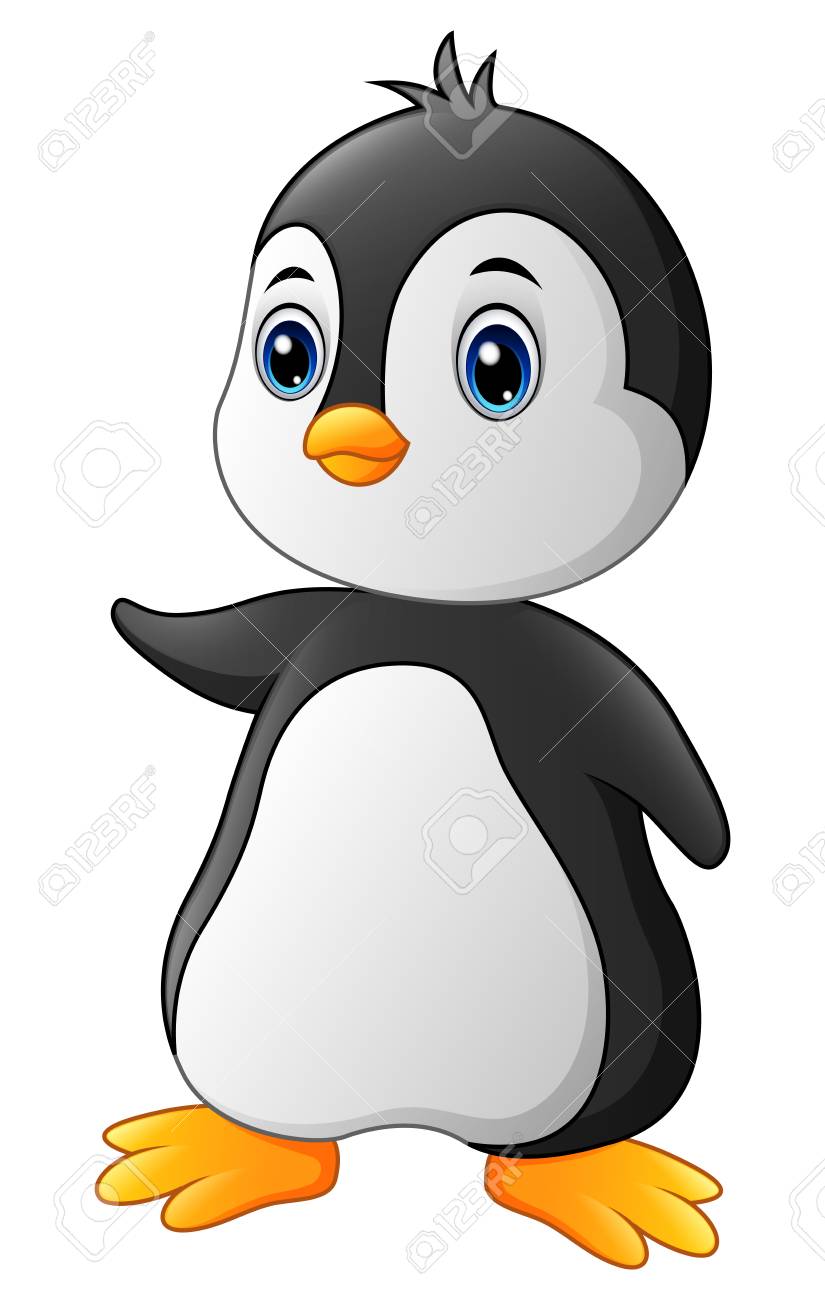 かわいいペンギン漫画 の写真素材 画像素材 Image