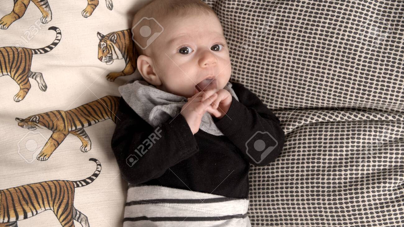 sofa newborn baby