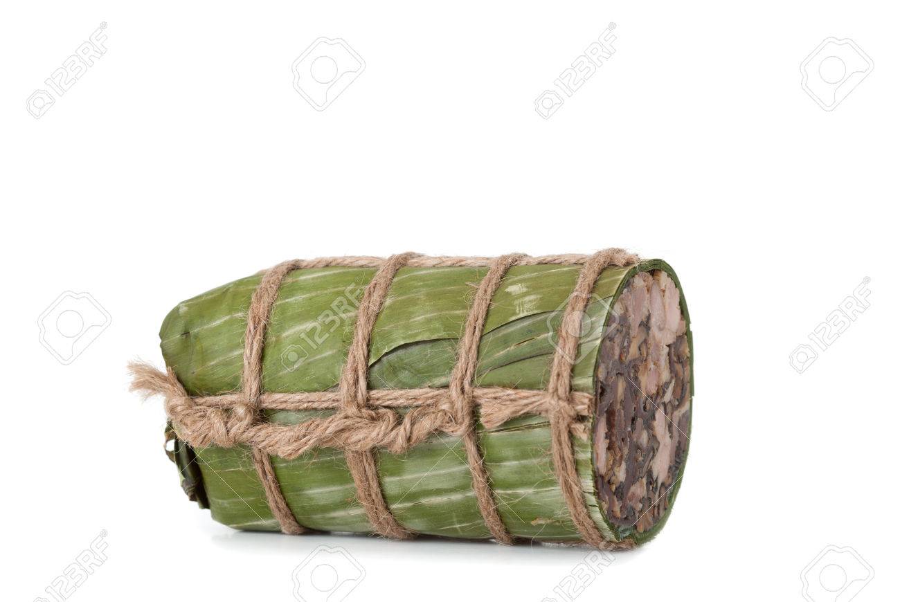 Vietnamese Head Cheese Roll Wrapped Under Banana Leaf Stock Photo Picture And Royalty Free Image Image Vietnamese Head Cheese Roll Wrapped Under Banana Leaf Stock Photo Picture And Royalty Free Image Image